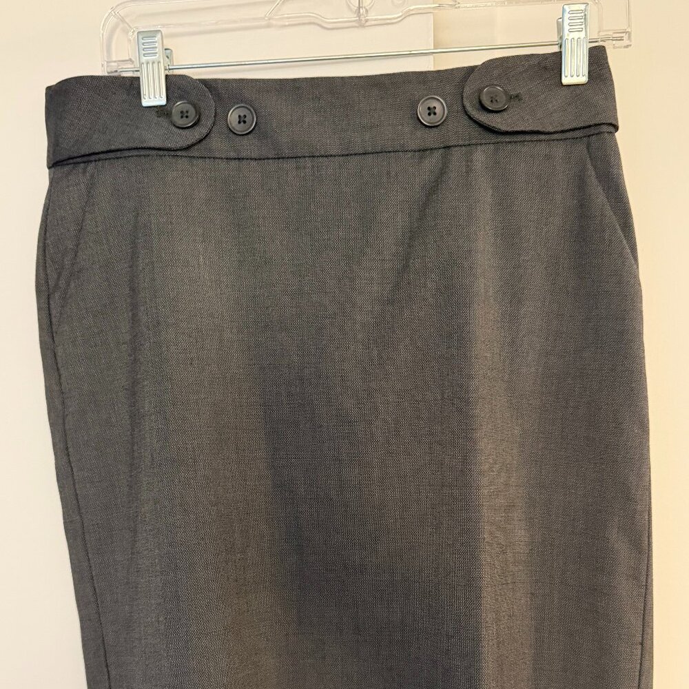 Dark Grey Banana Republic Pencil Skirt, Size 4